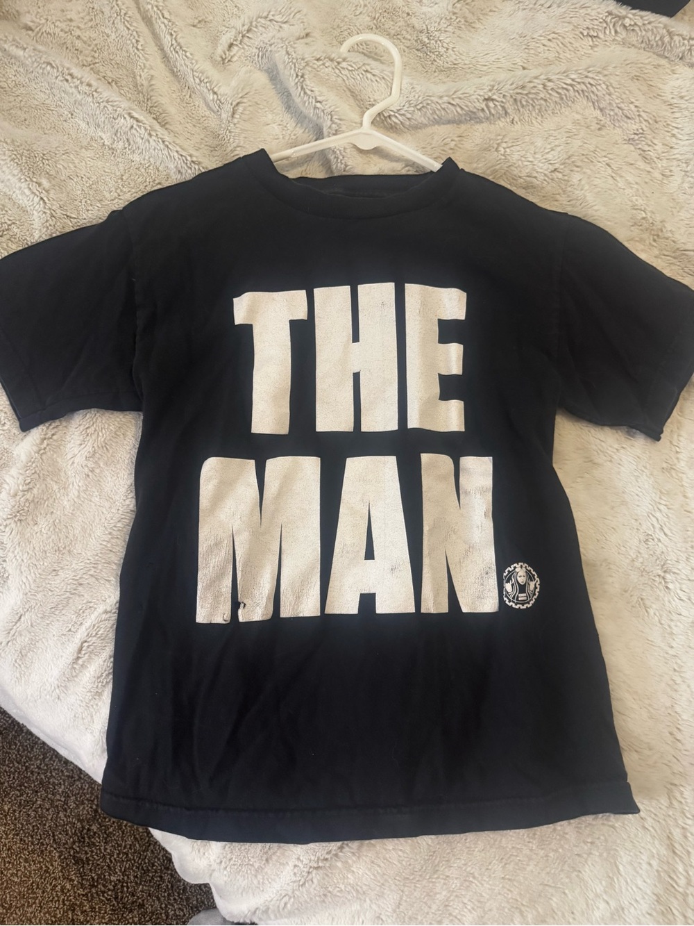 WWE Black 'THE MAN' Graphic Tee